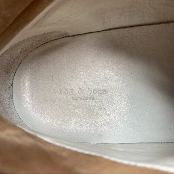 Rag & Bone Kent Suede Leather Hightop Sneakers Size 41 - Picture 8 of 10